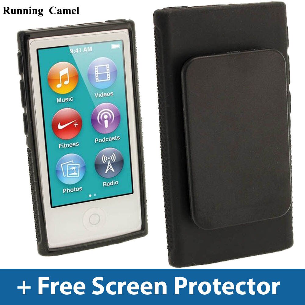Ốp Điện Thoại TPU Gel Mềm Kèm 2 Miếng Dán Bảo Vệ Màn Hình Cho iPod Nano 7 7G 7th