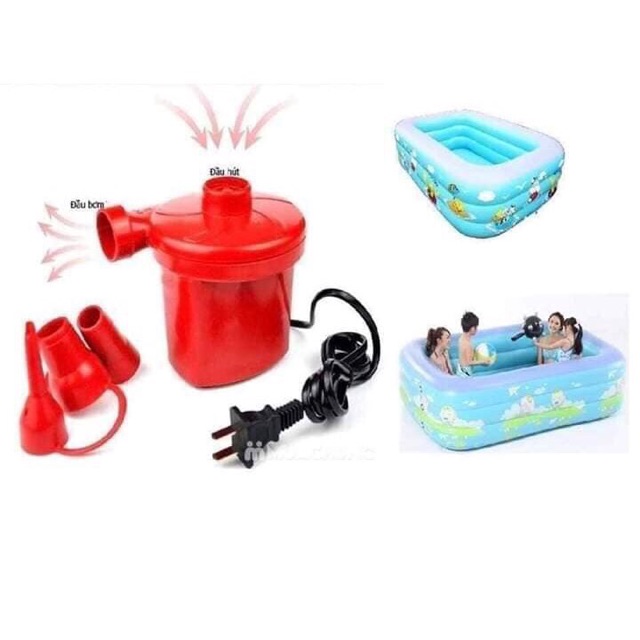 Máy Bơm Điện, Bơm Điện Mini 2 Chiều Hút Thổi Tiện Lợi Bơm Phao Bơi, Bơm Ghế Hơi, Bơm Bể Phao, Bơm Hút Chân Không