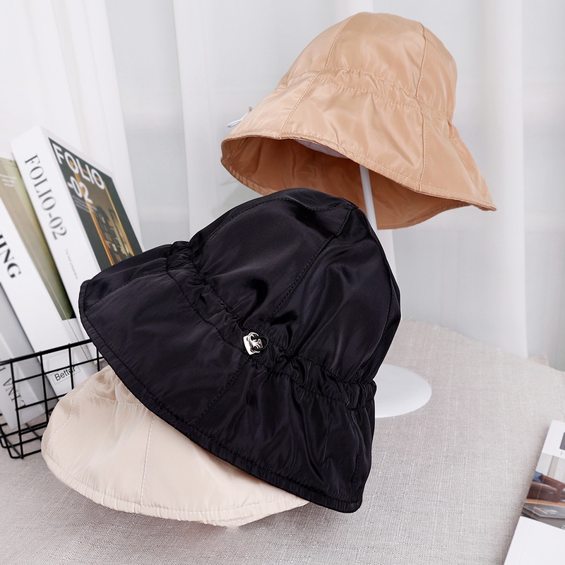 1 Mũ Tai Bèo Chống Nắng Thoáng Khí Có Dây Rút Dễ Điều Chỉnh Phong Cách Unisex