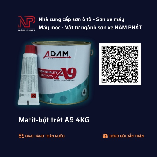 Matit bột trét Adam A9 4kg