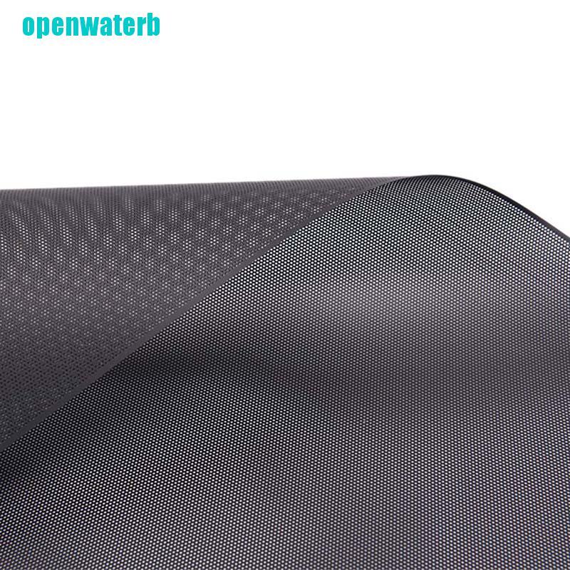 openwaperb DIY 30x100cm Computer Mesh PVC PC Case Fan Cooler Black Dust Filter Cover CKM