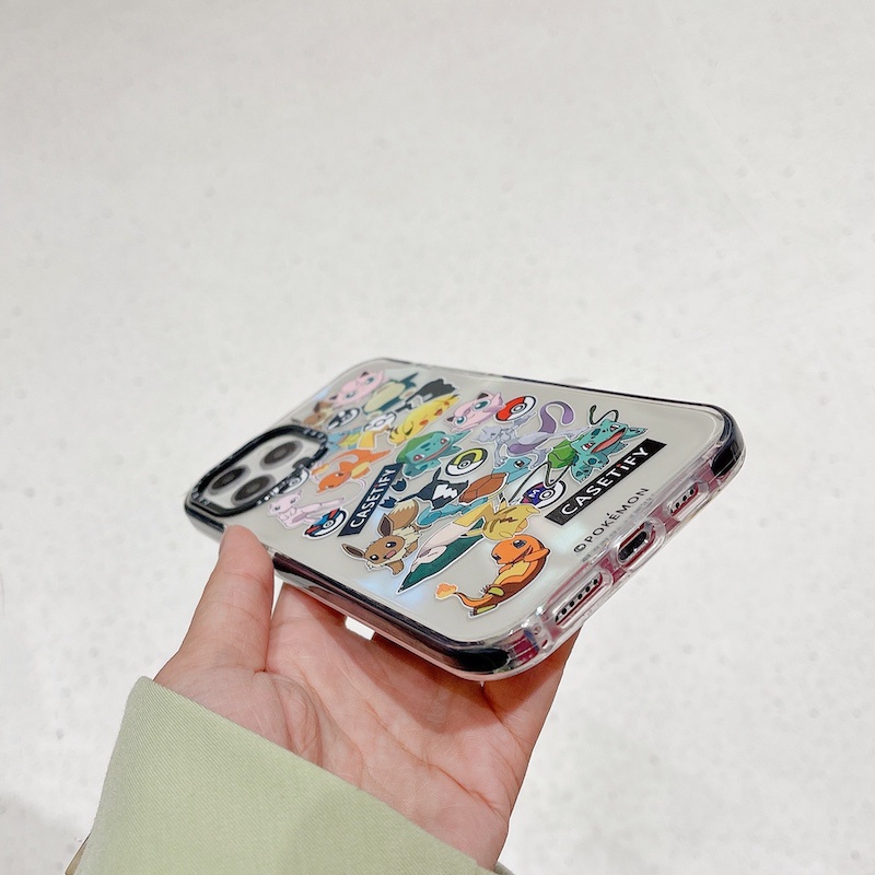Ốp Điện Thoại Trong Suốt Họa Tiết pokemon Cho iphone 15 14 13 12 11 pro max mini x xs xr 6 6s 7 8 plus