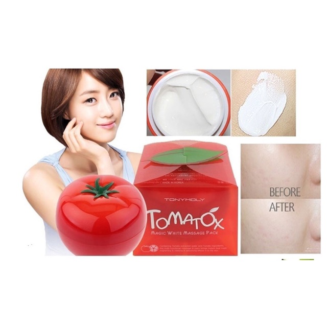 Đắp mặt nạ quả cà chua tonymoly hàn quốc