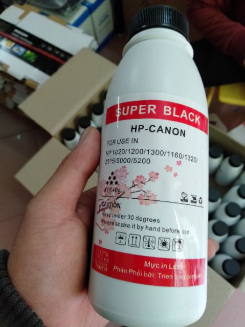 Mực đổ máy in - Loại in đậm và siêu nét canon 2900,3300,3050....Hp 400,2035,2055,402