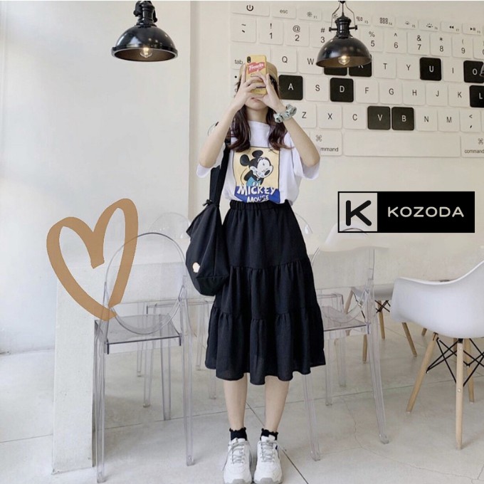 [ Mã FAMAYWA giảm 10K đơn 50K] Chân váy voan ☘ chân váy tầng 2 lớp kozoda Cv3 | BigBuy360 - bigbuy360.vn
