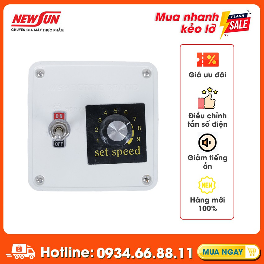 Cục Điều Chỉnh Biến Tần Của Máy Xay Giò Chả Công Suất Lớn NEWSUN