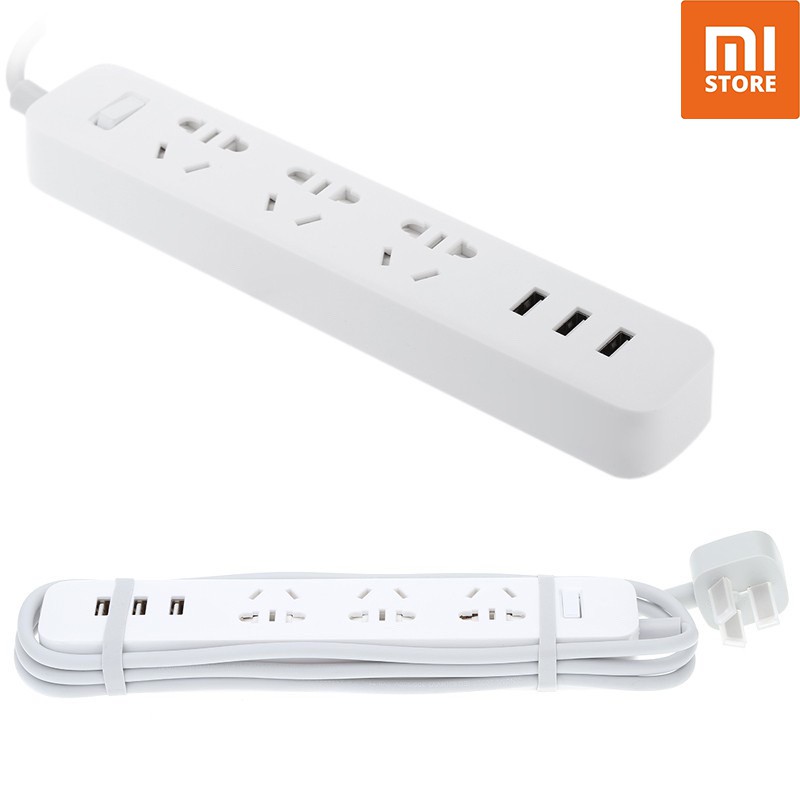 Ổ Cắm Điện Xiaomi Mijia 27W 3 USB sạc nhanh / Xiaomi Power Strip 3 USB