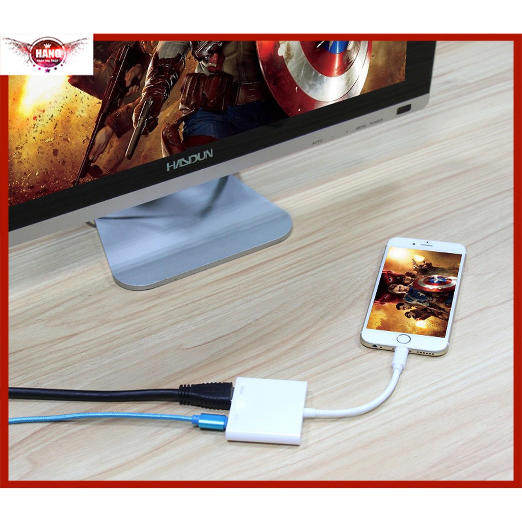 Cáp Lightning to HDMI cho Iphone, iPad - LTP9 hỗ trợ ios 13.7
