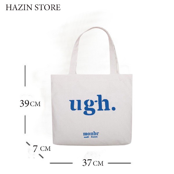 Túi tote vải đi học,vải bố mềm đẹp Canvas giá rẻ thời trang dành cho nữ-Hazis Store