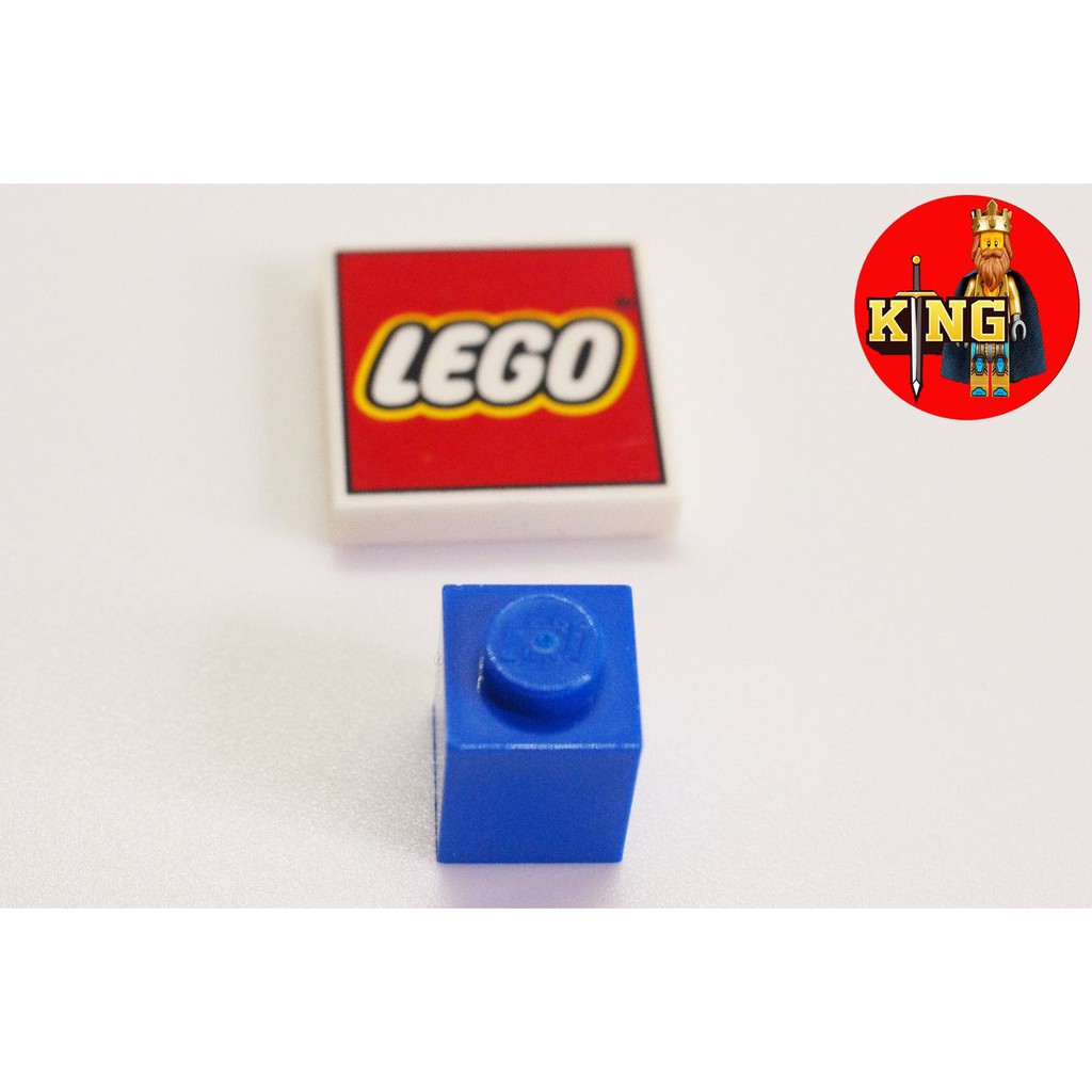 LEGO 3005 1x1 base brick Blue