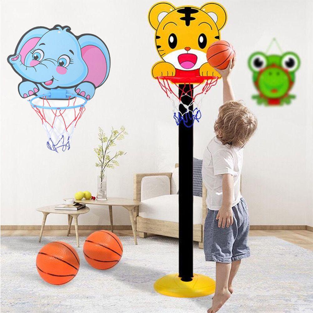 Bộ Bóng Rổ Đứng Hình Voi / Hổ / Khủng Long Cho Trẻ Em
