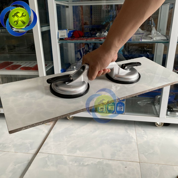 Tay hít kính - gạch 2 chấu C-Mart L0072-2 (100kg)