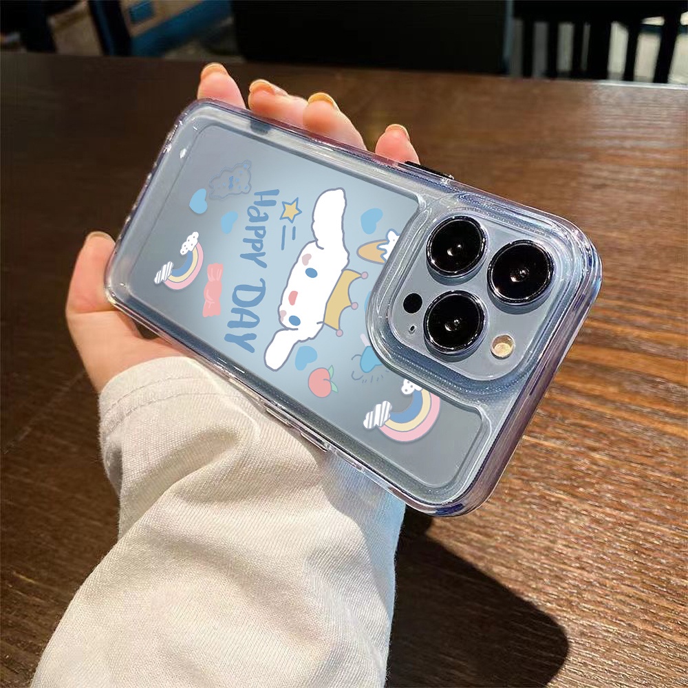 Ốp Điện Thoại Trong Suốt Họa Tiết Hoạt Hình Cinnamon Cho iphone 11 13 7 8 Plus 12 13Pro Max X XS Max 7 8 SE 2020