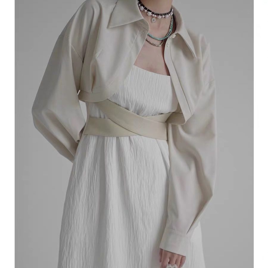 Phong Cách mới!Áo Sơ Mi Tay Dài Thiết Kế Sang Trọng Phong Cách Hong Kong Thời Trang Xuân Hè Hàng Mới 2022