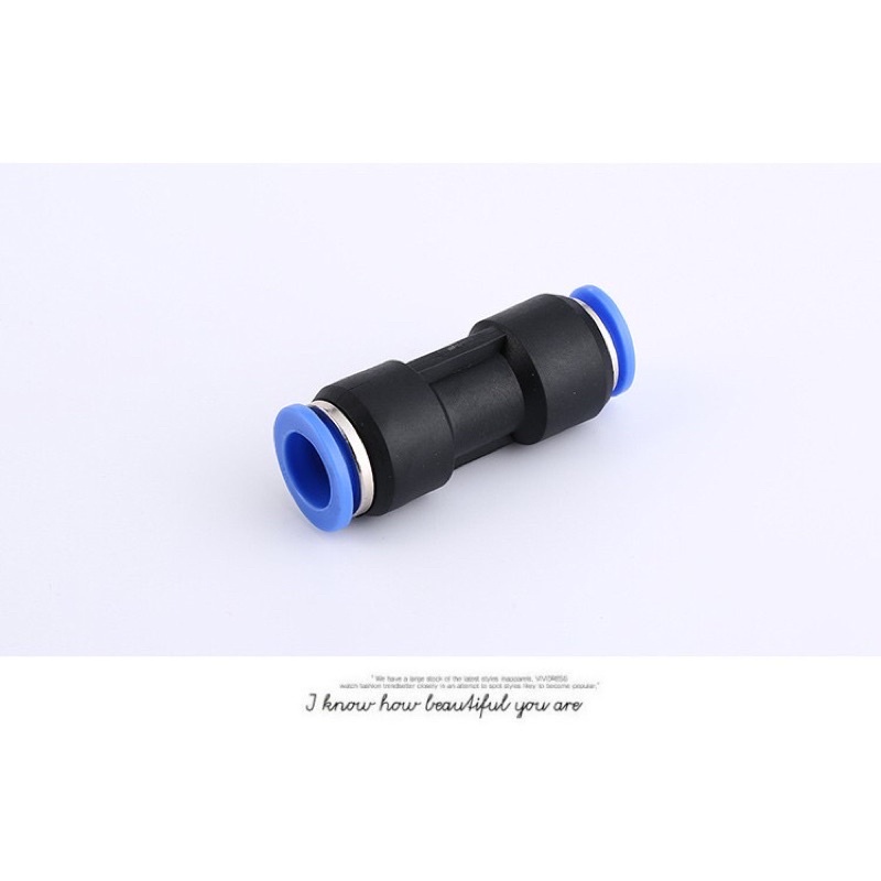 Đầu nối nhanh 6mm với ống inox hoặc vòi inox