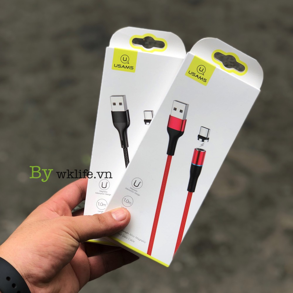 Dây Sạc Nam Châm USB C Usams Chống Gãy Chân Sạc