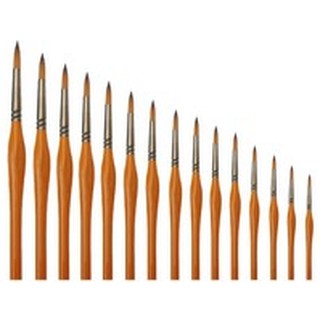 Cọ vẽ hand cán vàng ZBS2