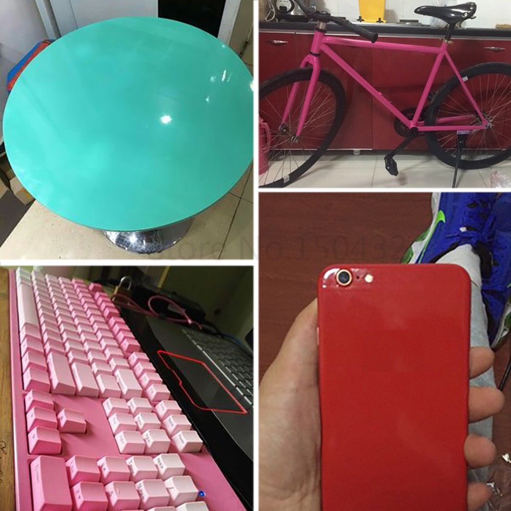 Rehoboth 30 * 100 cm PVC Bóng Xe hơi Bao phủ Vinyl Bọc Phim Sticker Ô tô Xe máy Xe tải Đổi màu Decal Phụ kiện Phong cách Xe
