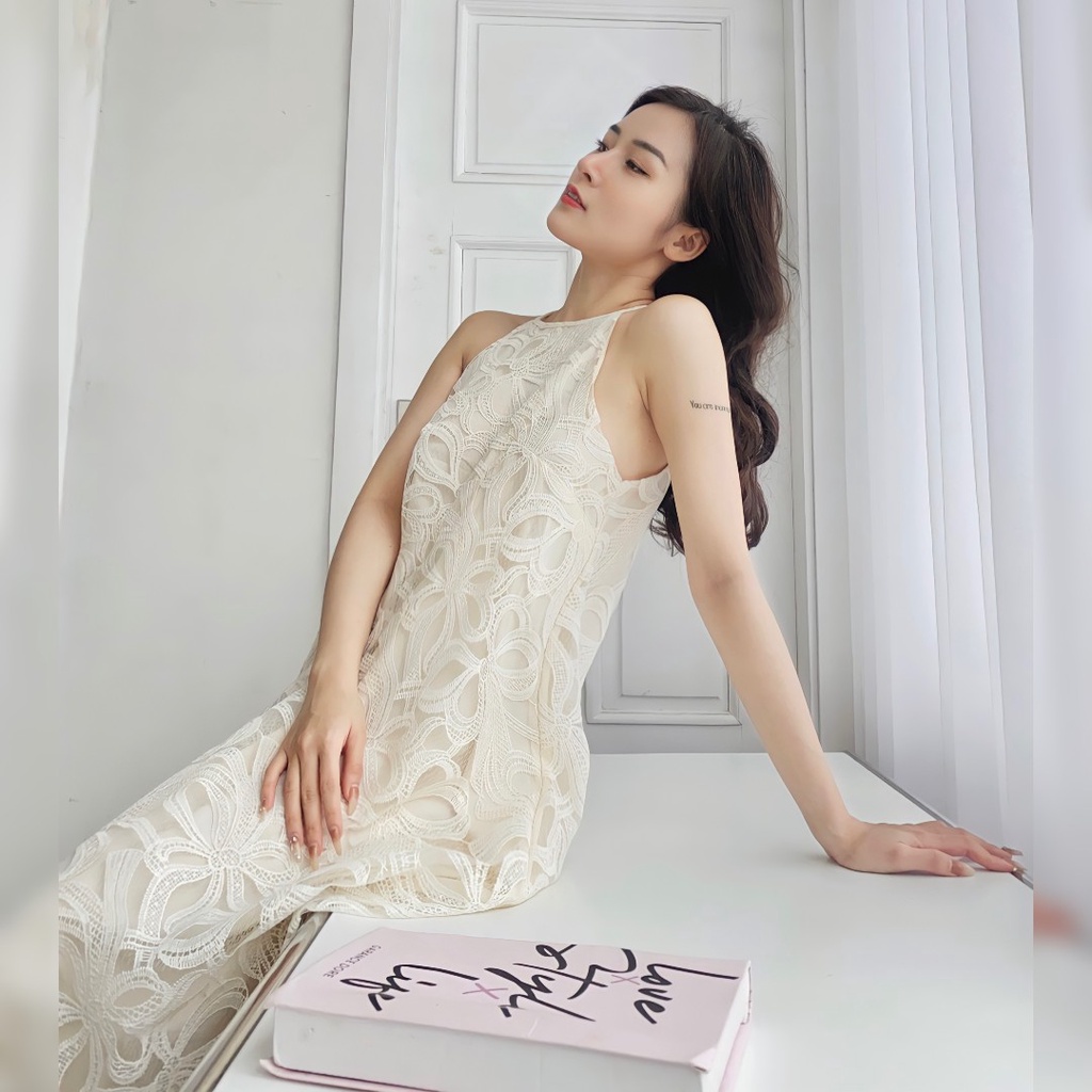 Váy yếm nữ maxi form suông dáng xòe Linly Store V-MX