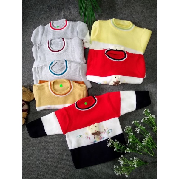 Áo Len chui đầu cho bé trai, bé gái  từ 4-9kg