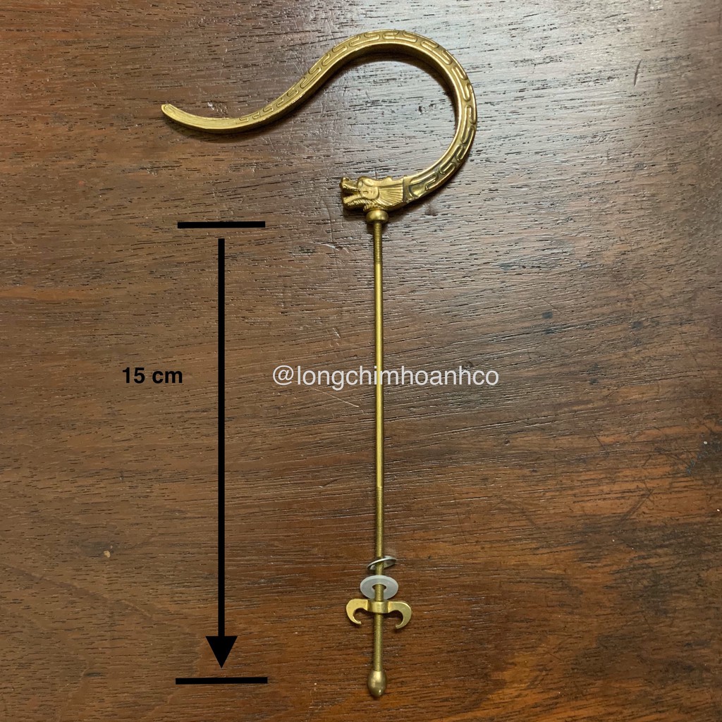 Móc Đầu Rồng Triện Lồng Khuyên &amp; Choè Đất