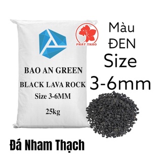 1kg đá lava đen nham thạch 3-6mm