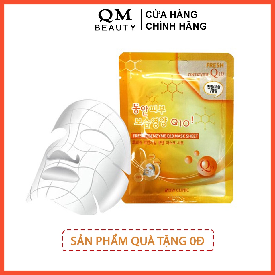 Quà tặng - Mặt nạ 3W Clinic Q10 Fresh Mask Sheet 23ml