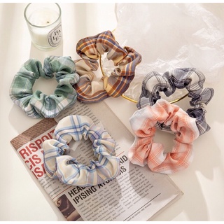 Cột tóc vải Scrunchies phong cách Hàn Quốc