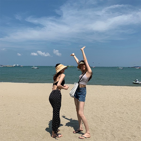 Quần vải chấm bi (Q41) – HÀNG CÓ SẴN