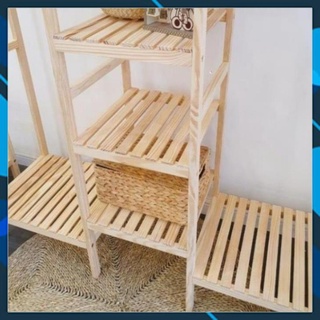 Tủ treo quần áo, Kệ treo quần áo gỗ thông nhập khẩu, Lắp ráp tiện lợi, phong cách hàn quốc .