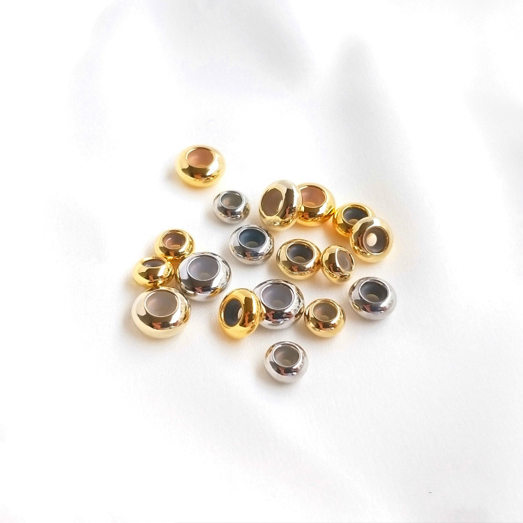 Hạt Silicon 18K Màu Vàng 18K Phụ Kiện Làm Trang Sức diy