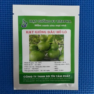 Hạt giống bầu hồ lô nảy mầm cực chuẩn