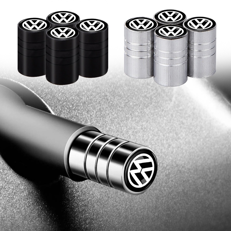 Set 4 Nắp Van Bánh Xe Hơi Volkswagen Polo Fox Up Golf Gol Voyage Beetle T2 Santana
