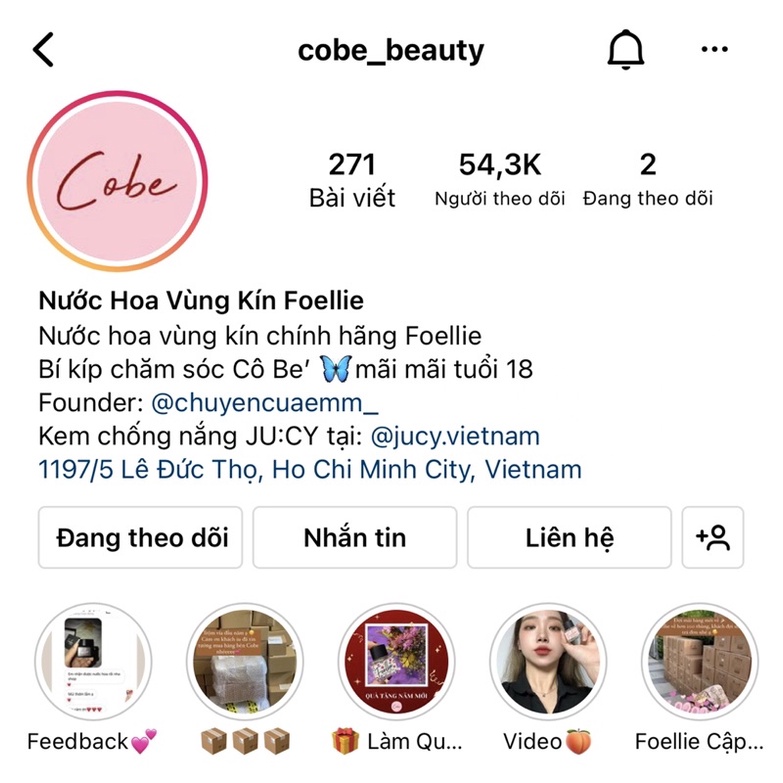 Nước Hoa Foellie - Eau De Bon Bon