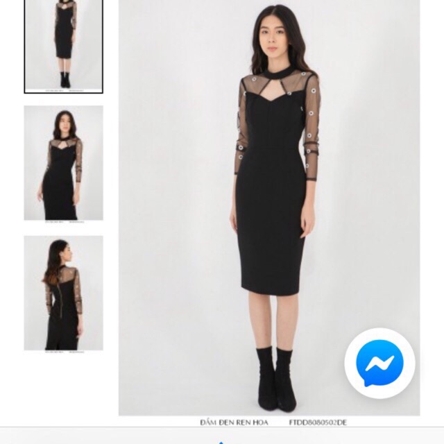 Đầm elise size S new 98%