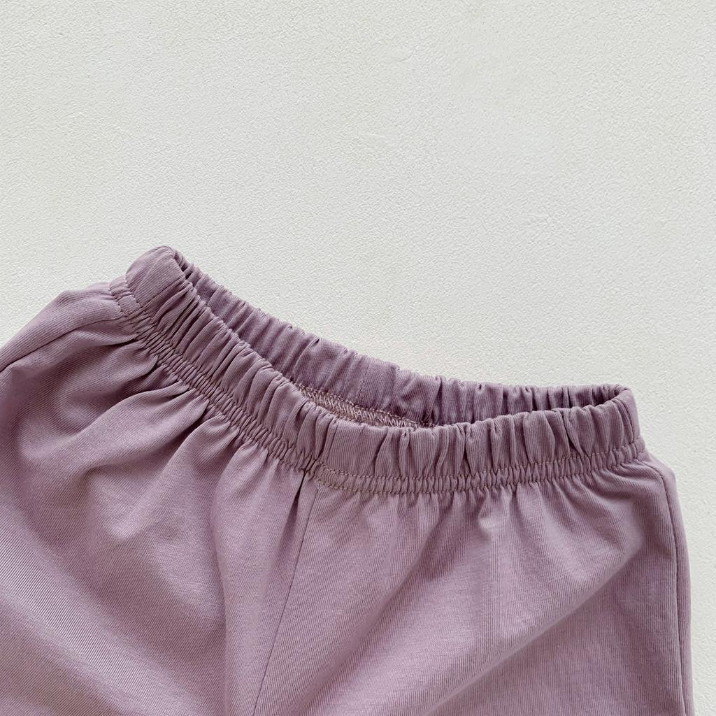 Bộ Áo Sát Nách Phối Quần Short Mỏng In Hoạt Hình Thời Trang Mùa Hè Cho Bé