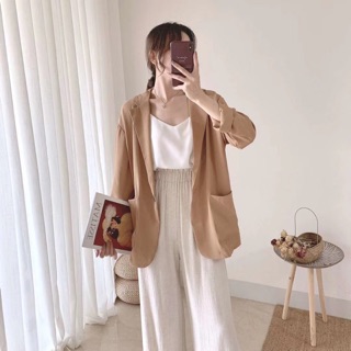Áo khoác mỏng nữ #vest nữ #blazer # áo thu đông