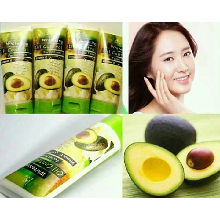 Sữa rửa mặt Bơ giúp trắng da Thái Lan 210ml/tuýp
