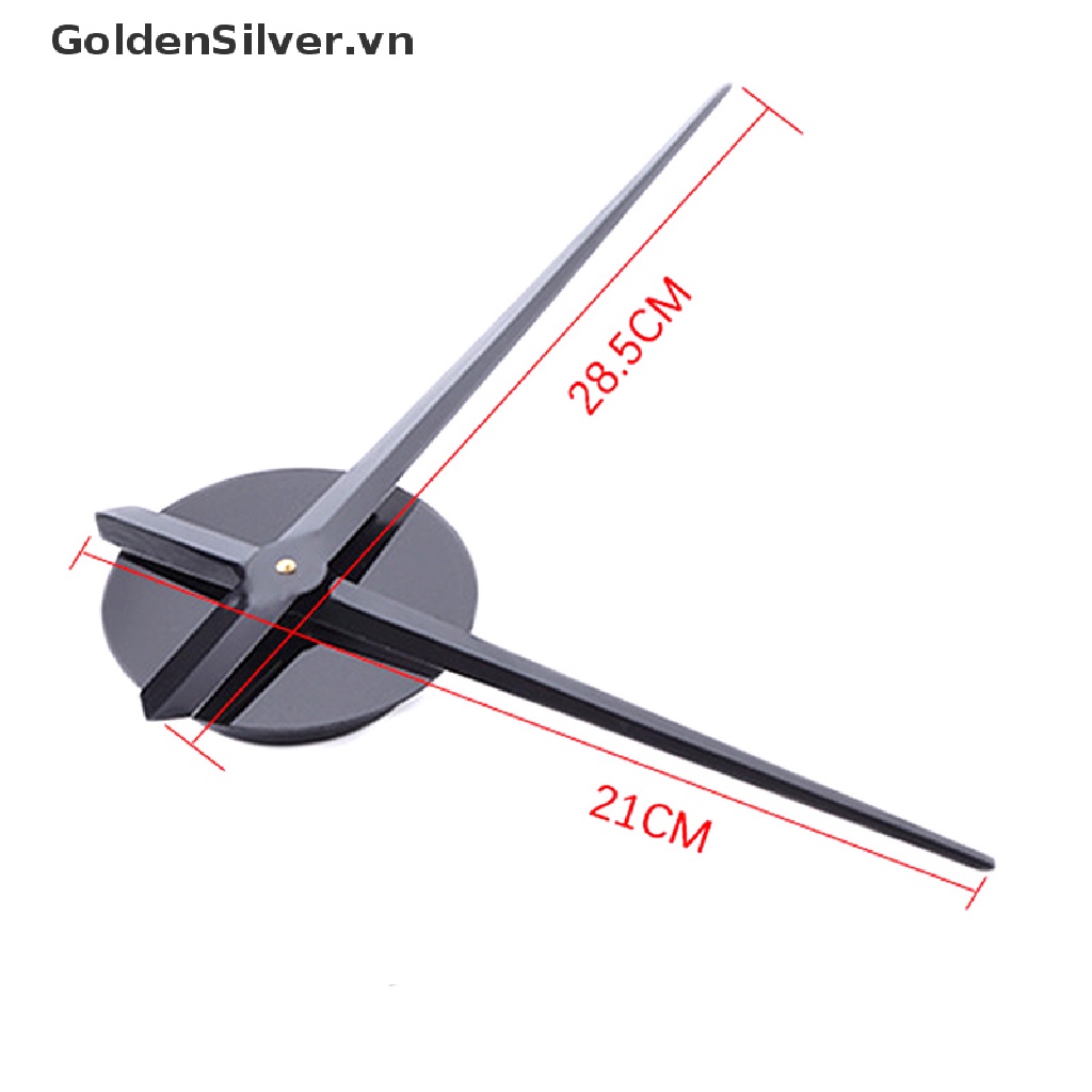 Đồng Hồ Treo Tường Dạ Quang Tự Làm Kỹ Thuật Số Cỡ Lớn 100cm Không Ồn Màu Vàng Kim DIY