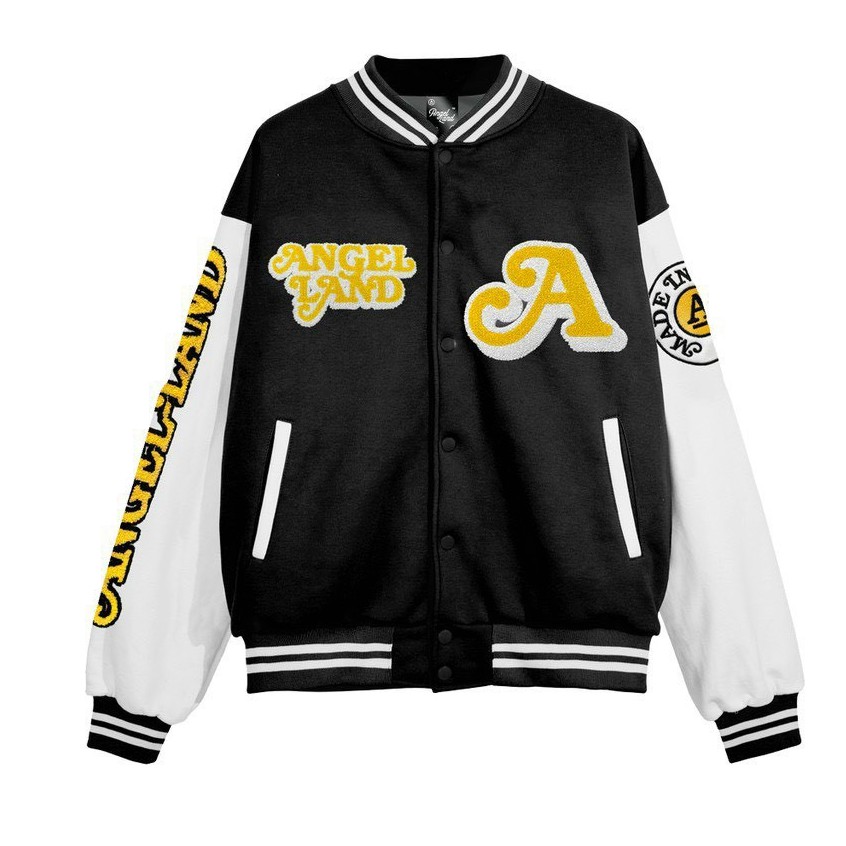 &lt;HOT&gt; Áo khoác dù bomber nam nữ unisex form rộng vải 2 lớp chất xịn, dày dặn, y ảnh phong cách hàn quốc (angeland))