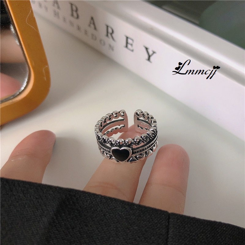 Set 3 nhẫn IF YOU phong cách cổ điển cho nữ