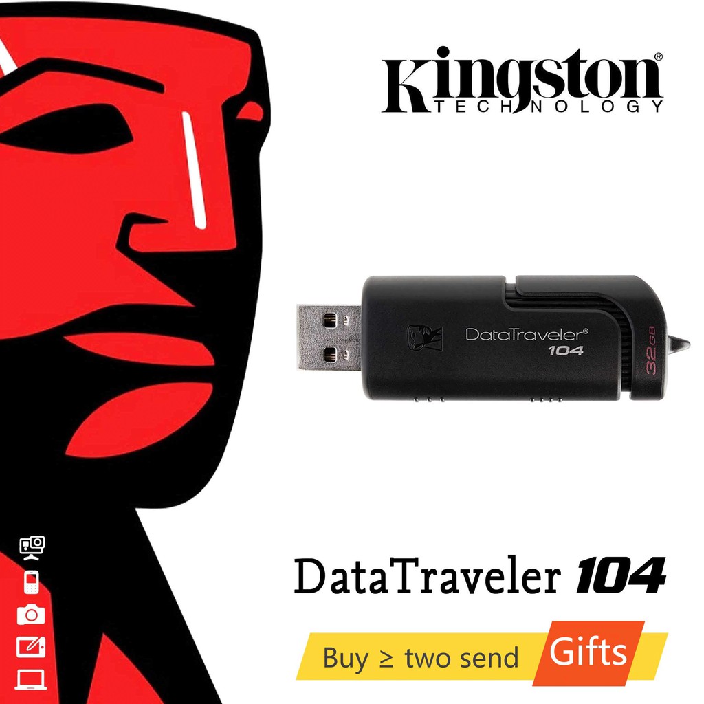 [Mã ELFLASH5 giảm 20K đơn 50K] USB Kingston Trek 32GB 16Gb USB 2.0 bảo hành 5 năm