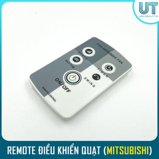 Remote tay điều khiển quạt Mitsubishi cây LV16 và Treo Tường W16, Remote Mitsubishi Chính Hãng