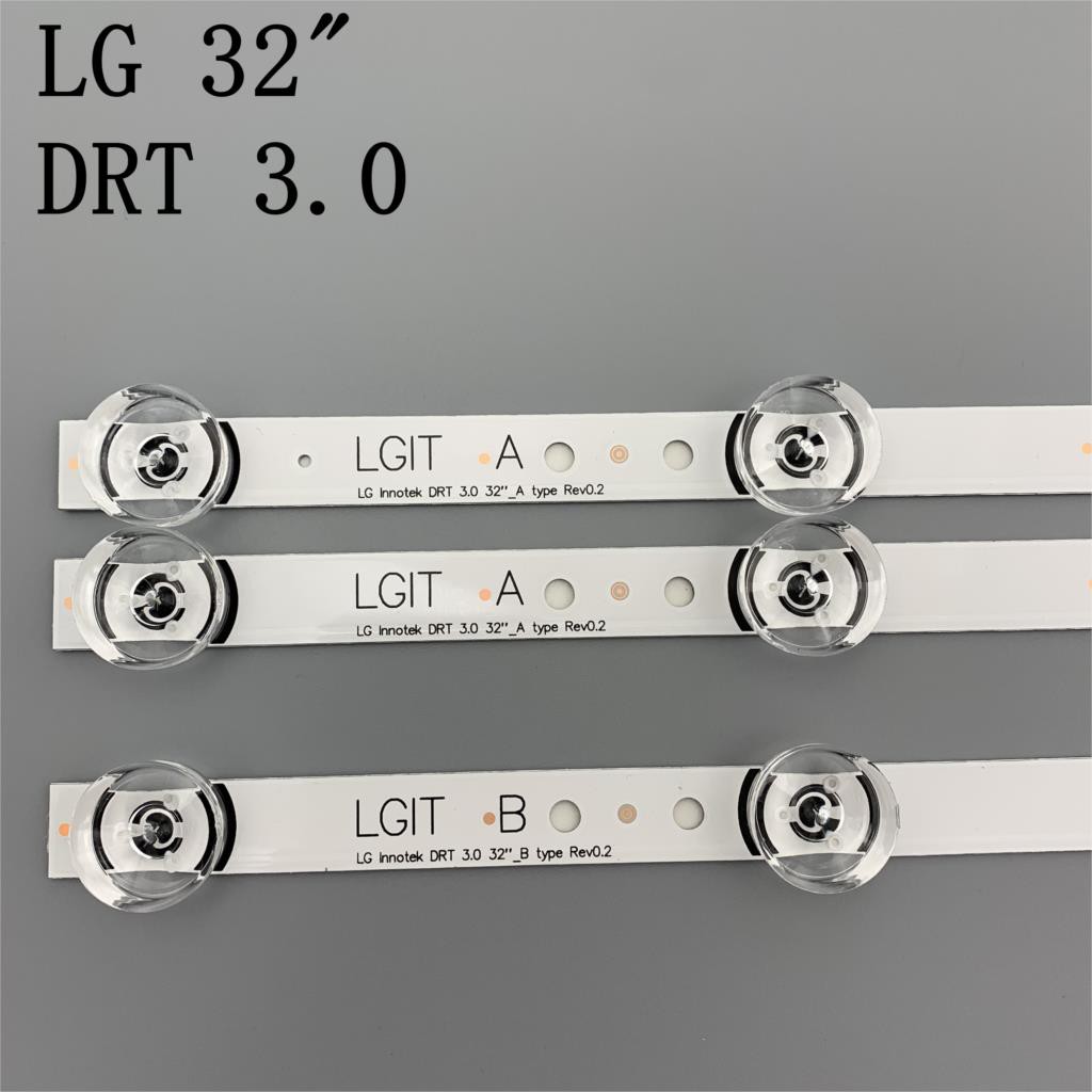 LG 32LF581 - Bộ 3 thanh 6 Led  6v cho LG 32LB 32LF các dòng tương tự #XY001