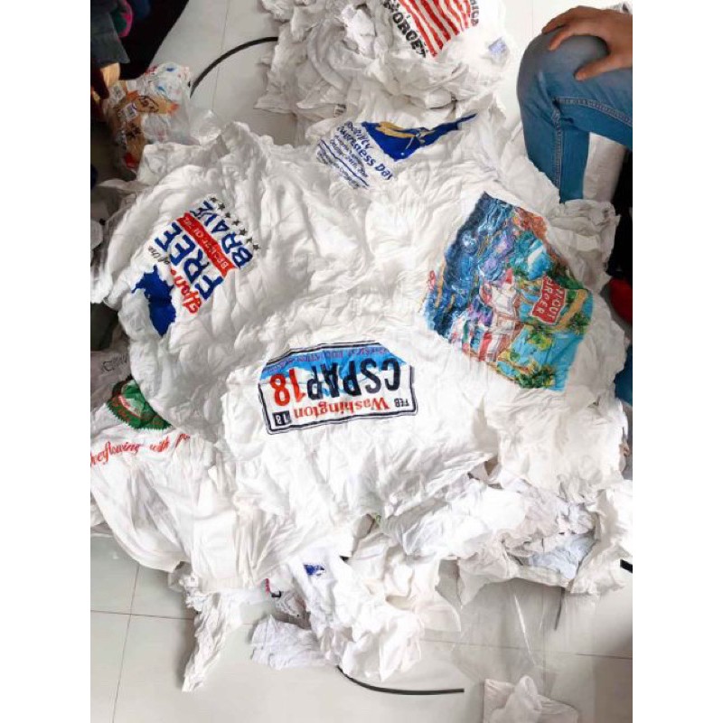 Áo phông mỹ trắng loại 1 Unisex