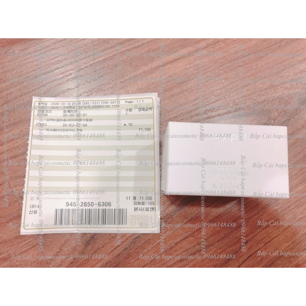 MBC Phấn phủ dạng nén/ bột Missha Airy pot pact/powder có 3 loại Translucent/Mint/Pink | BigBuy360 - bigbuy360.vn