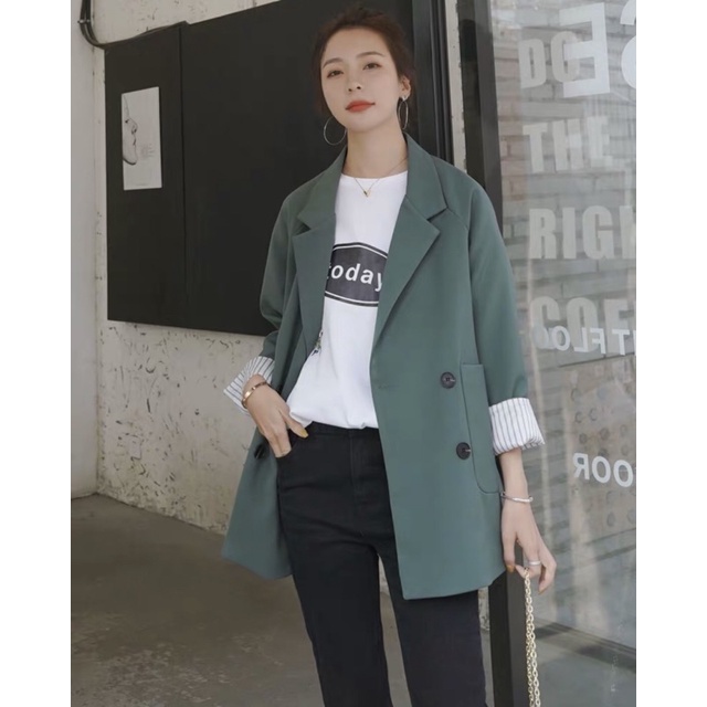 Áo blazer 2 lớp dày 4 nút | BigBuy360 - bigbuy360.vn