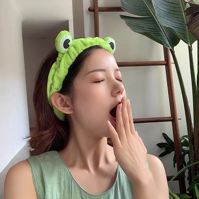 Băng Đô Cài Tóc Hình Chú Ếch Dễ Thương Phong Cách Nhật Bản