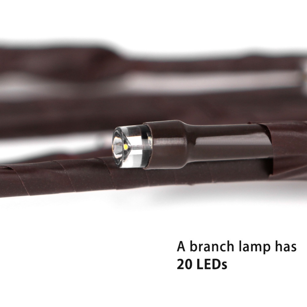 Đèn LED 20 Bóng Hình Cành Cây Liễu Trang Trí Nhà Cửa