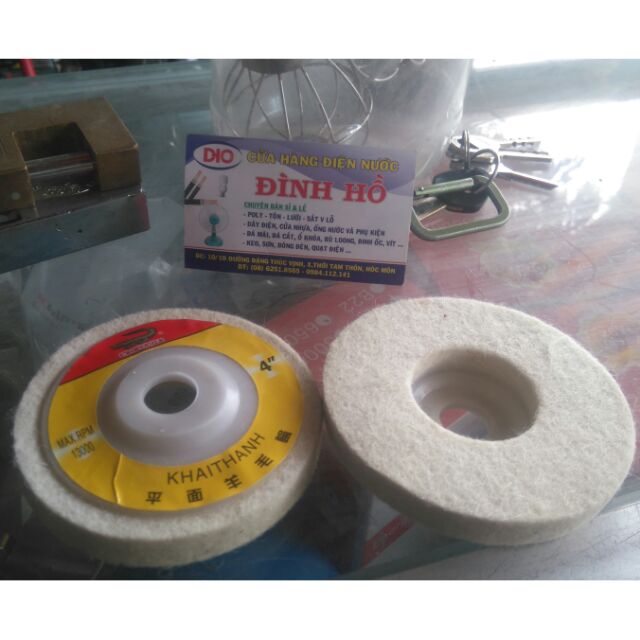 Nỉ trắng đánh bóng